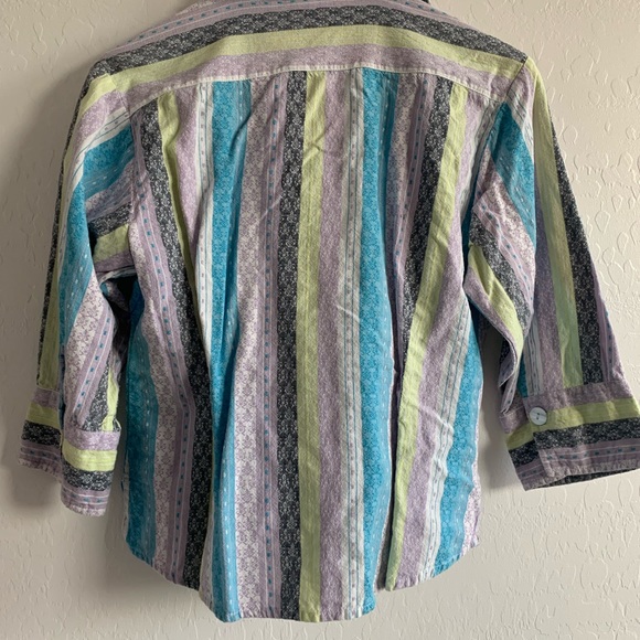 Baxter & Wells Patterned Color Button-up Shirt - Picture 4 of 4